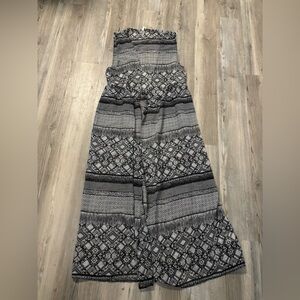 Truth Black and Gray Patterned Vest